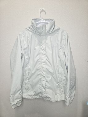 The North Face Lightweight Hooded Rain Jacket - Light Gray